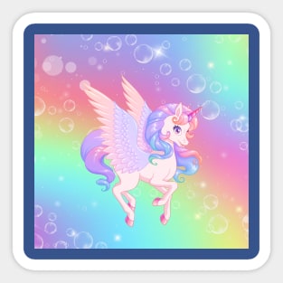 Unicorn Rainbow Sticker